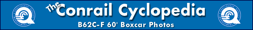 The Conrail Cyclopedia - B62C-F 60' Boxcar Photos