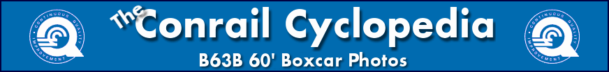 The Conrail Cyclopedia - B63B 60' Boxcar Photos
