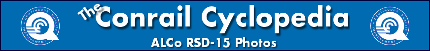 The Conrail Cyclopedia - Conrail Alco RSD-15 Locomotive Photos