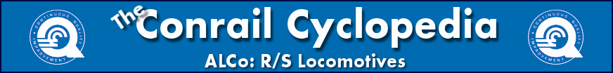 The Conrail Cyclopedia - ALCo RS Locomotives