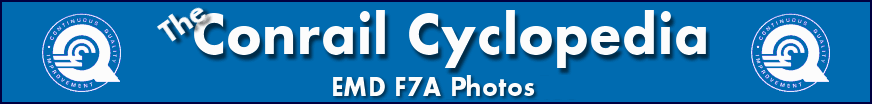 The Conrail Cyclopedia - Conrail F7A Locomotive Photos