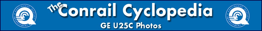 The Conrail Cyclopedia - Conrail U25C Locomotive Photos